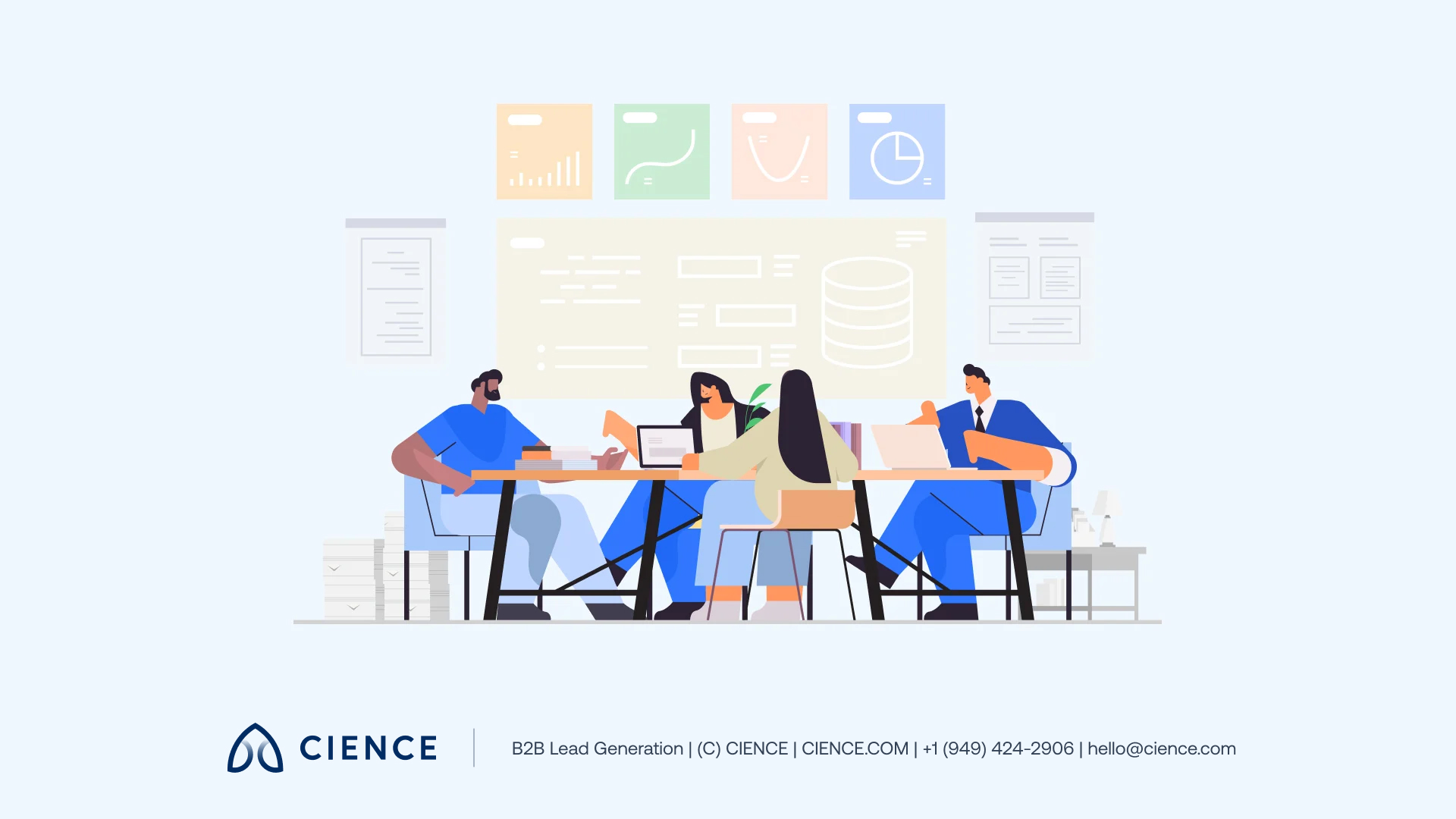 Chart comparing ROI outcomes between generic campaigns and data-driven personalized B2B marketing